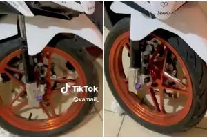 Tabah dan sayang beda tipis, cowok rela motornya dicoret sama pacarnya ini bikin nggak habis pikir