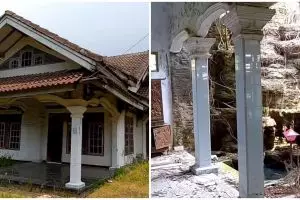 Ditinggal merantau, 11 potret rumah jadul dibiarkan terbengkalai 20 tahun ini kondisinya bikin miris