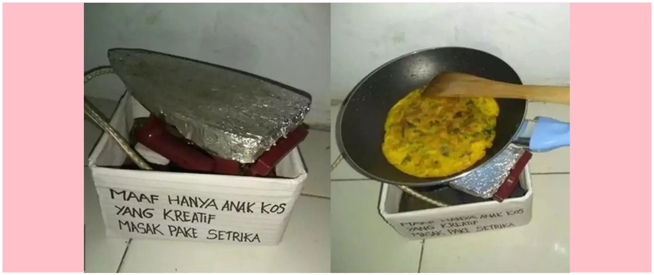 11 Potret kocak anak kos masak ini idenya nggak kepikiran, pengen irit tapi nggak gitu juga caranya