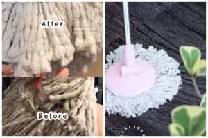 Tanpa cuka atau sitrun, ini cara memutihkan kain pel buluk cukup tambah 1 bahan dapur