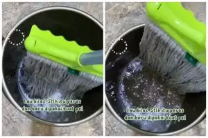 Tanpa pemutih, ini cara mudah mencuci kain pel supaya tetap putih cukup tambah 2 bahan dapur