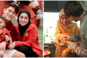 Desainnya sederhana dan penuh perabotan, intip 9 potret dapur Lesty Kejora sebelum menikah