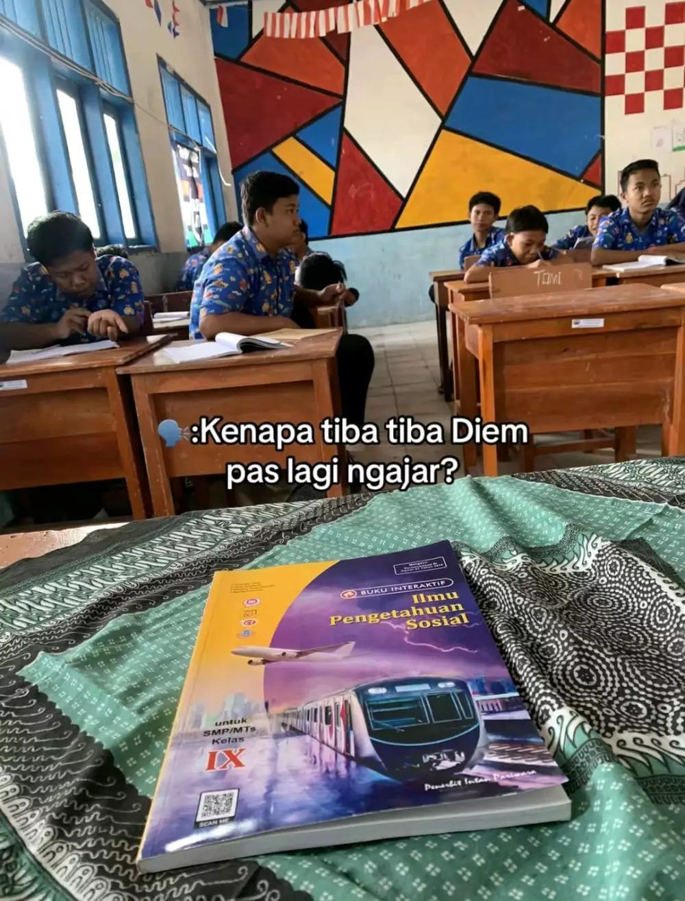 surat dari murid © TikTok