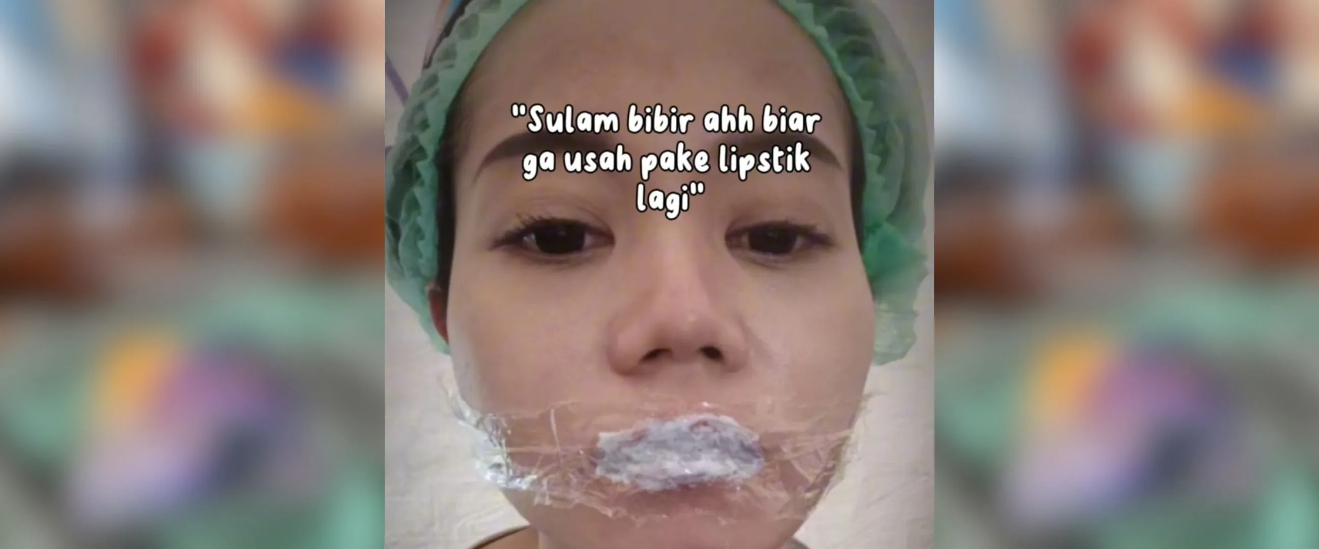 Momen apes wanita sulam bibir biar hemat lipstik ini hasilnya di luar dugaan, auto maskeran terus