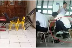 11 Potret kocak posisi duduk ini saking nyelenehnya bikin bertanya-tanya, siapa yang ngajarin sih?