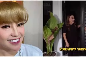 Perabotannya kado dari teman sesama seleb, 11 potret rumah Mpok Alpa ini letak dapurnya bikin salfok