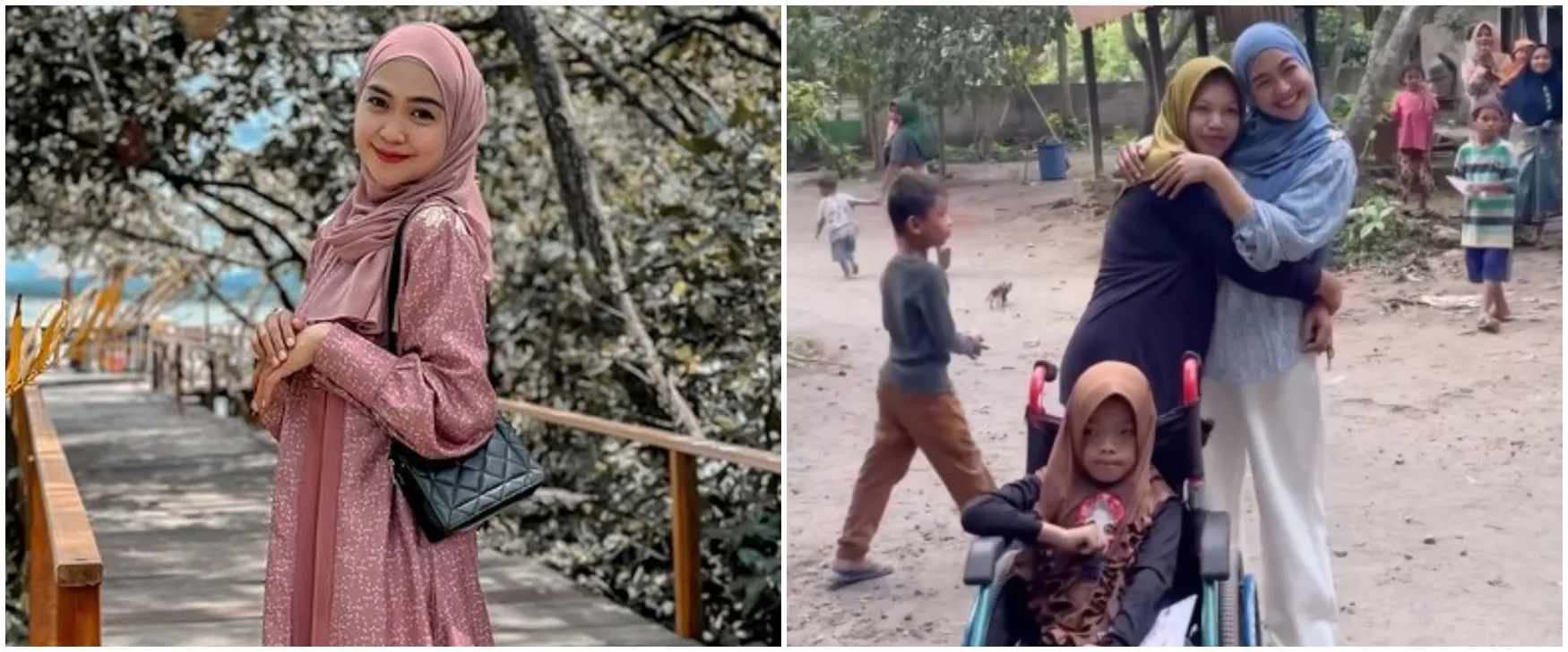 Disangka warga mau nyaleg, ini 9 momen Ria Ricis lakukan aksi sosial di perkampungan