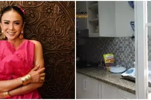 Dapur bersih Yuni Shara dihiasi tanaman mahal ternyata dapur kotornya tak kalah mewah, ini 9 potretnya