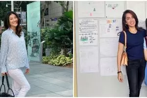 Gaya 9 seleb saat jemput anak sekolah ini nggak kalah kece, Irish Bella bikin salfok kenakan daster