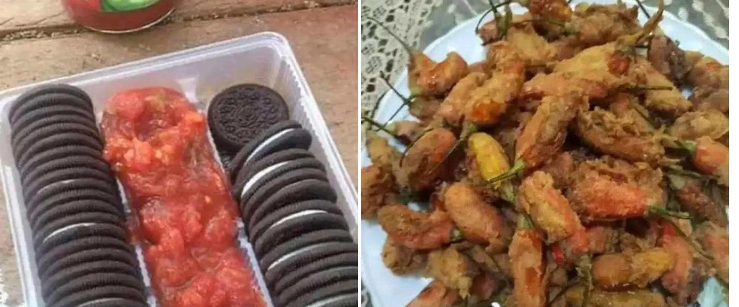 11 Potret kocak kombinasi makanan buat pecinta pedas ini absurdnya nggak ada lawan, bikin senyum kecut