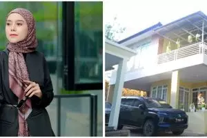 Dulu menyatu dengan warung, 9 potret rumah Lesti Kejora di Cianjur usai renovasi bak istana di sawah