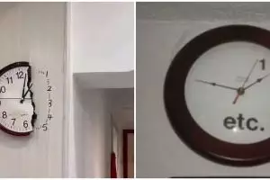 11 Potret kocak desain nyeleneh jam dinding ini jatuhnya bikin mikir, endingnya naik pitam