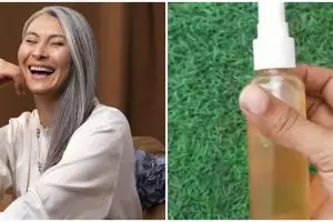 Rambut putih tak tampak lagi, ini trik cegah tumbuhnya uban hanya pakai 1 macam tanaman