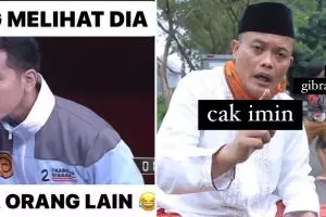 11 Potret kocak meme debat cawapres ini bikin yang awalnya saling senggol malah jadi cekikikan