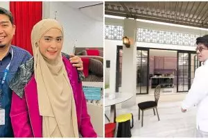 Beli rumah harga puluhan miliar secara tunai, intip 9 potret dapur Ustaz Solmed serba ungu yang elegan