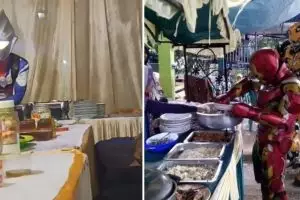 11 Potret kocak tamu undangan pakai kostum nyeleneh ini bikin ngelus dada, kreatifnya tak terbendung