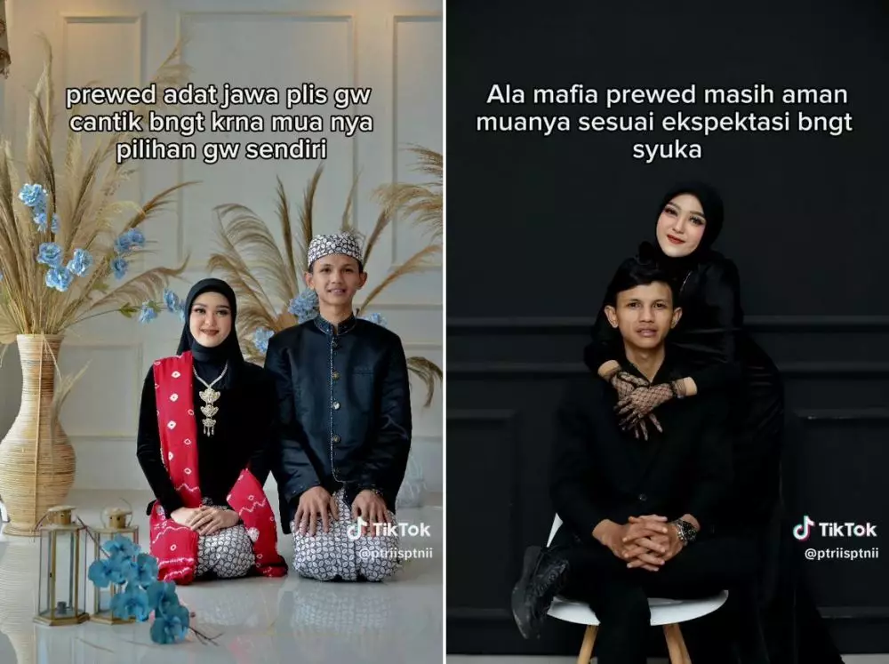 makeup pengantin pangling bikin melongo © TikTok