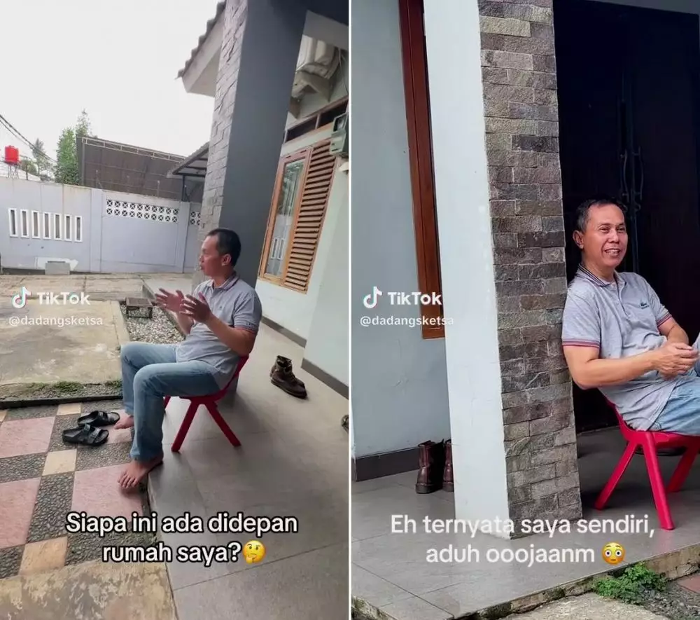 pemain sketsa jadi tukang bubur © TikTok pemain sketsa jadi tukang bubur © TikTok