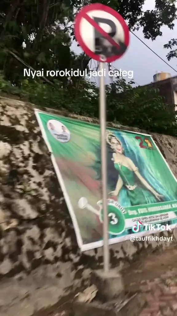 caleg nyi roro kidul © TikTok