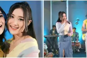 Bak kembaran beda ibu, 9 potret Nella Kharisma duet bareng Yeni Inka ini bikin susah dibedain