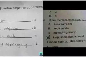 11 Potret kocak jawaban murid saat kerjakan tugas ini bikin guru pengin konseling ke BK, absurd abis
