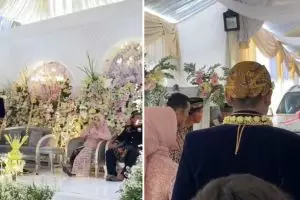 Mobil mewah terpampang di depan pelaminan, momen pernikahan sultan di Grobogan ini tuai atensi