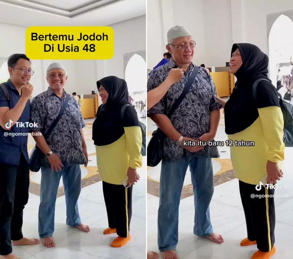 ketemu jodoh diusia 48 © TikTok ketemu jodoh diusia 48 © TikTok