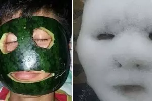11 Potret kocak orang terobsesi pengen glowing ini hasilnya malah bikin cekikikan, kasian banget