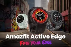 Gabungkan desain kokoh dan fitur sporty, ini dia tampilan smartwatch Amazfit Active Edge