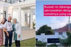 11 Potret rumah Rp 20 M kado Rossa untuk orang tua, tampilannya bak istana mepet sawah di kampung