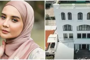 Tampilan rumah mentereng, 11 potret rooftop Zaskia Sungkar ada kolam renang bak hotel bintang 5