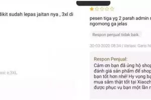 Dapat kritik dari pembeli, 13 potret kocak balasan penjual di toko online ini bikin ngelus dada