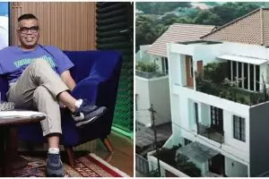 Kerja ngelawak Abdel bisa punya rumah Rp10 M gaya American, 11 potret rooftopnya ini bak kafe kekinian