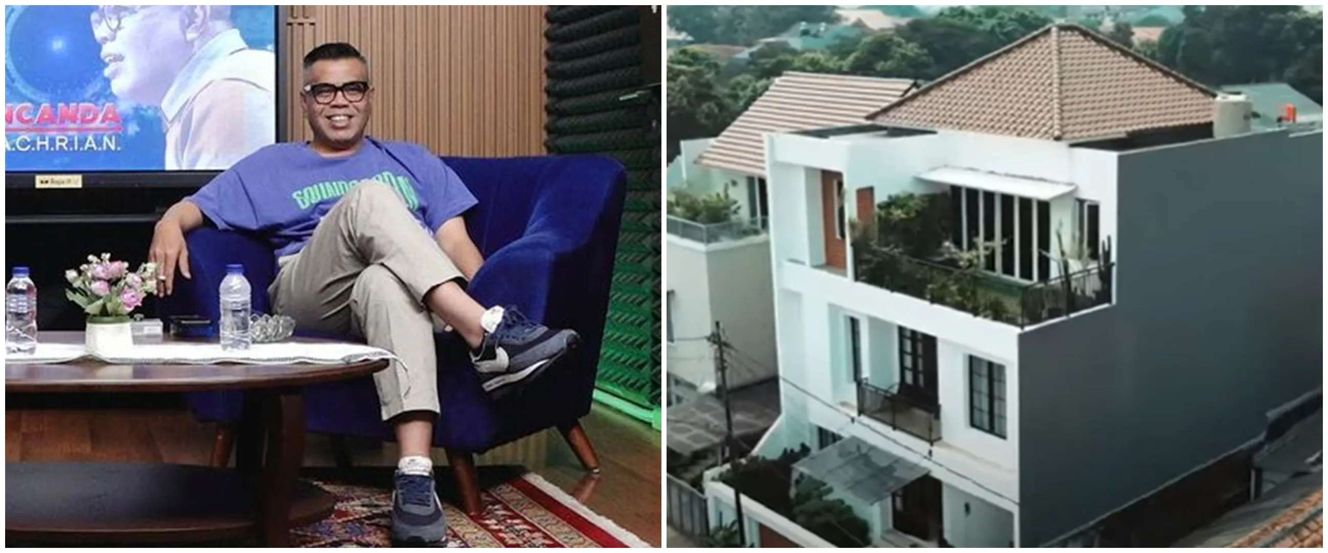 Kerja ngelawak Abdel bisa punya rumah Rp10 M gaya American, 11 potret rooftopnya ini bak kafe kekinian