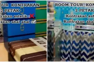 Dapur jadi satu dengan kamar, begini 9 potret kontrakan 2 petak yang bikin gagal fokus