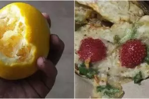 11 Potret kocak cara makan buah kelewat nyeleneh ini cuma bisa dilakukan orang profesional, absurd pol