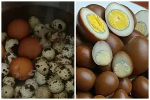 Cuma butuh 11 menit merebus, ini trik memasak telur pindang agar bumbu meresap dan hemat gas