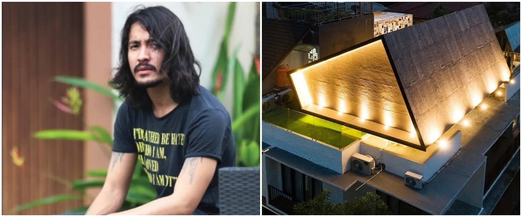 Dulu jual barang demi bertahan hidup kini huniannya mewah, ini 9 potret rooftop Ello ada studio musik