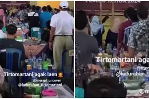 Momen kocak petugas KPPS foto bareng usai pelatihan ini absurd banget, usahanya layak diapresiasi