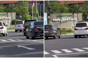 Nggak bikin bau, cara pengendara bawa durian di mobil ini bikin tepuk jidat tapi menarik ditiru