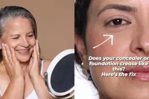 Tak dihapus ulang, ini cara perbaiki makeup agar bebas creasing di garis halus pakai 1 alat sederhana