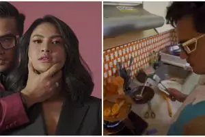 Semasa hidup pernah huni kontrakan, 7 potret dapur kenangan mendiang Vanessa Angel & Bibi Andriansyah
