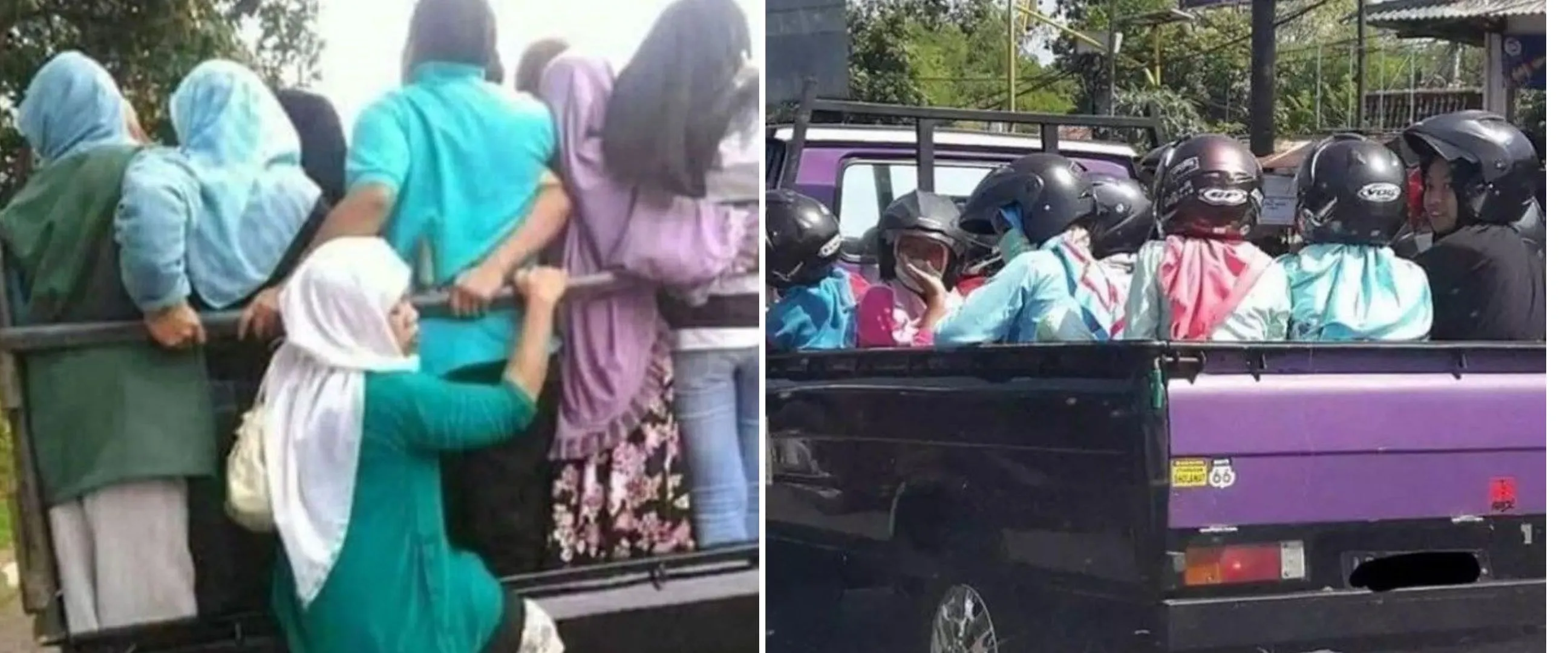 11 Potret kocak emak-emak pergi piknik ini absurdnya bikin nyengir kuda, definisi yang penting liburan