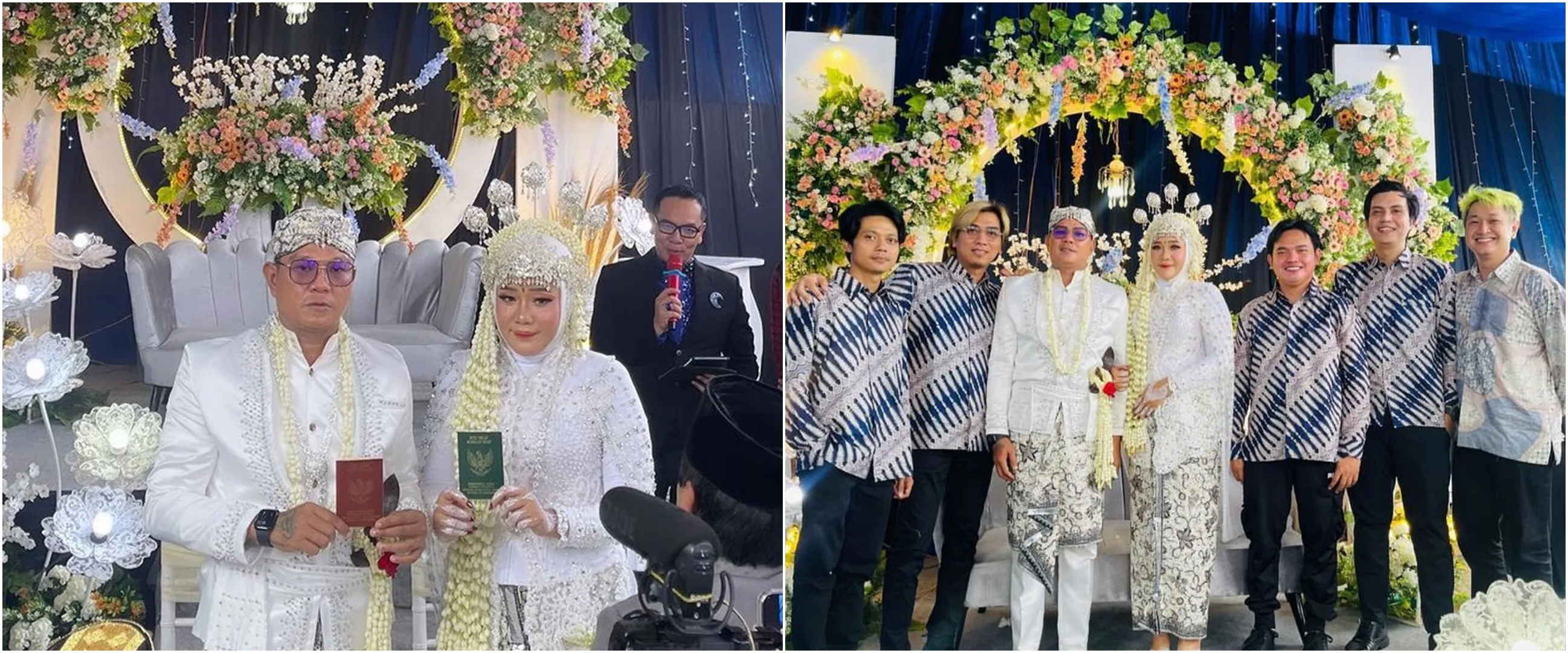 Persunting wanita berprofesi dokter, ini 9 momen pernikahan kelima Andika Kangen Band yang sederhana