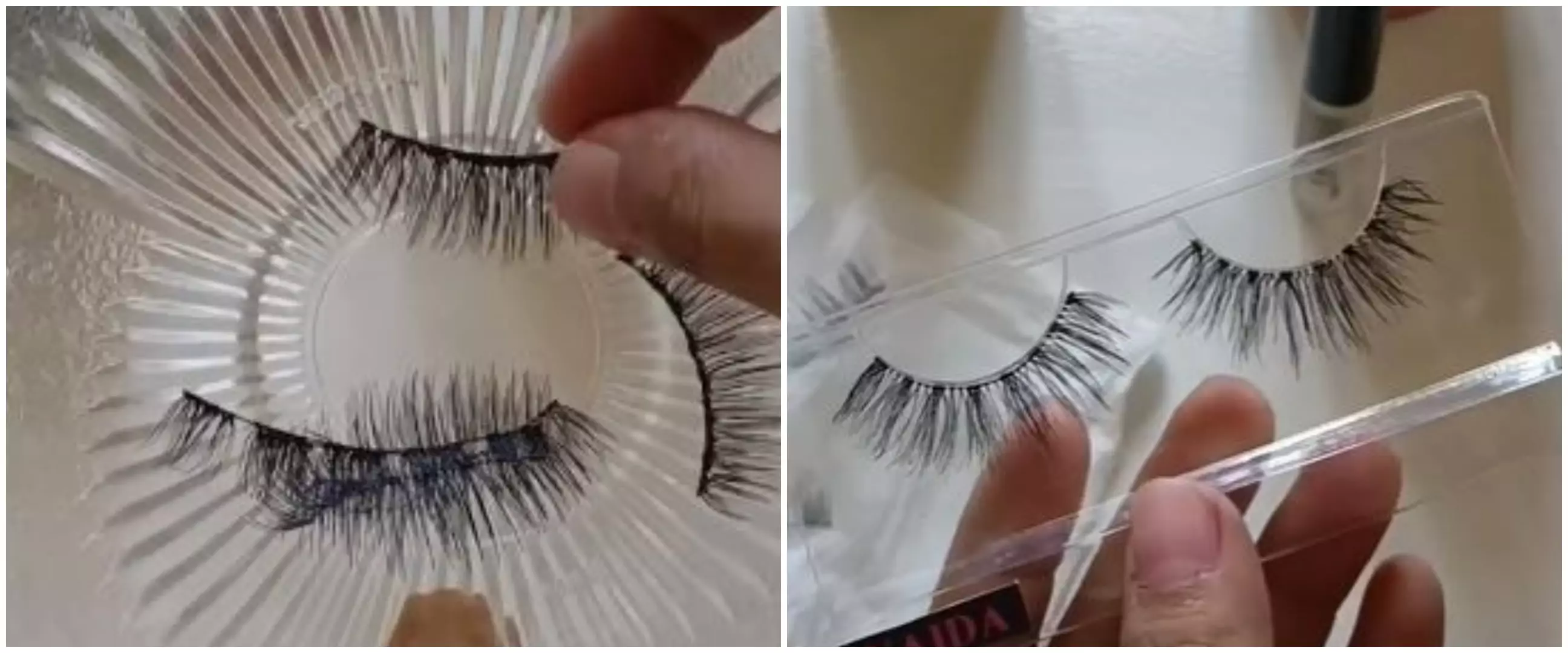 Bukan pakai makeup remover, trik bersihkan bulu mata palsu ala wanita ini cuma pakai 1 produk haircare