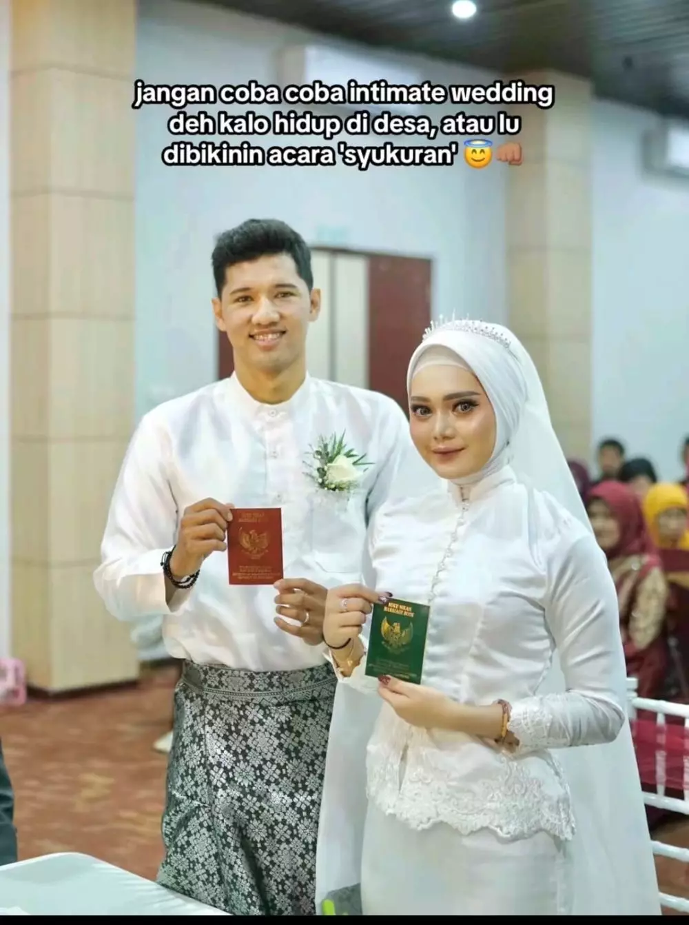 dibikinin acara resepsi © TikTok