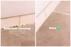 Tanpa gunakan sitrun, ini trik hilangkan noda kuning keramik kamar mandi pakai 2 bahan dapur