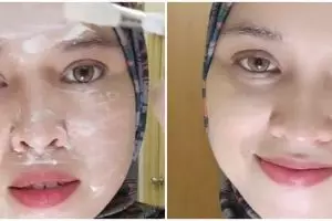 Bukan pakai krim antiaging, cara wanita bikin wajah kencang dan glowing ini hanya dengan 3 bahan dapur