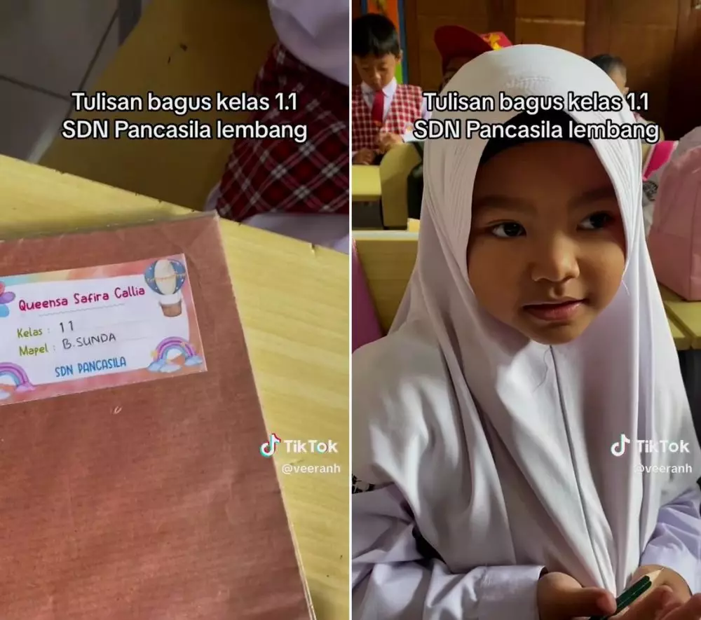 tulisan anak sd bagus © TikTok tulisan anak sd bagus © TikTok