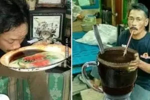 11 Potret kocak bapak-bapak ngopi ini caranya di luar nurul, definisi yang penting seruput